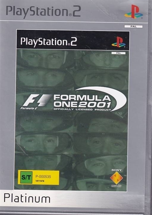 Formula One 2001 - Platinum - PS2 (B Grade) (Genbrug)